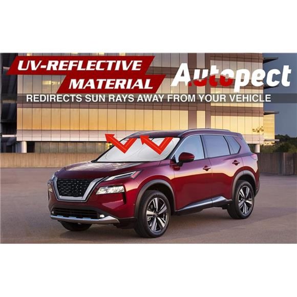 Car Windshield Sun Shade, Foldable Sun Blocker for Car, Truck, SUV Automotive - Picture 4 of 7